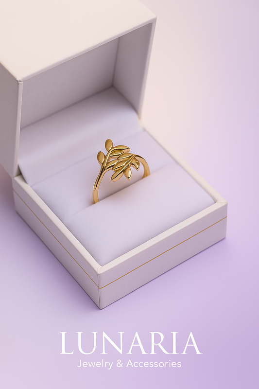 Anillo Enrredadera Dorada