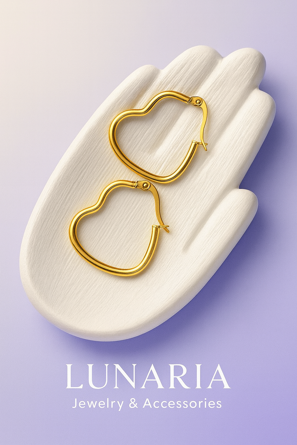 Candongas Corazón 2.5cm