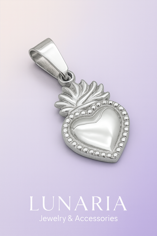 Dije Corazon Flameante