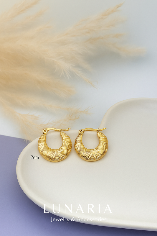 Candongas Espiral Dorado