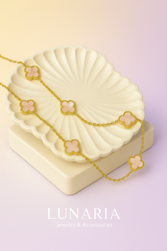 Cadena Van Cleef Rosa