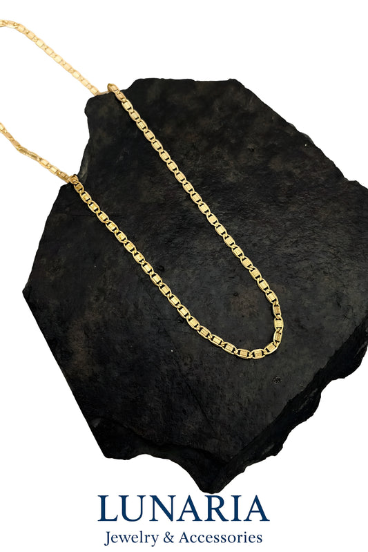 Cadena Tejido Espejo Diamantado 50 cm 2.8 mm