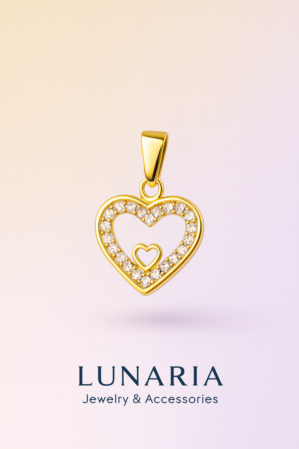 Dije Corazon Diamantado