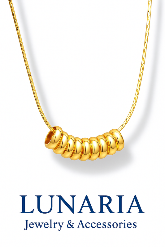 Cadena Tejido Snake con 9 Aros 45 cm 1.2 mm