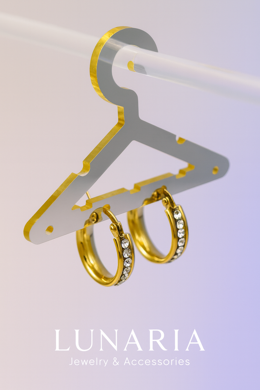 Candongas Diamantadas 2cm