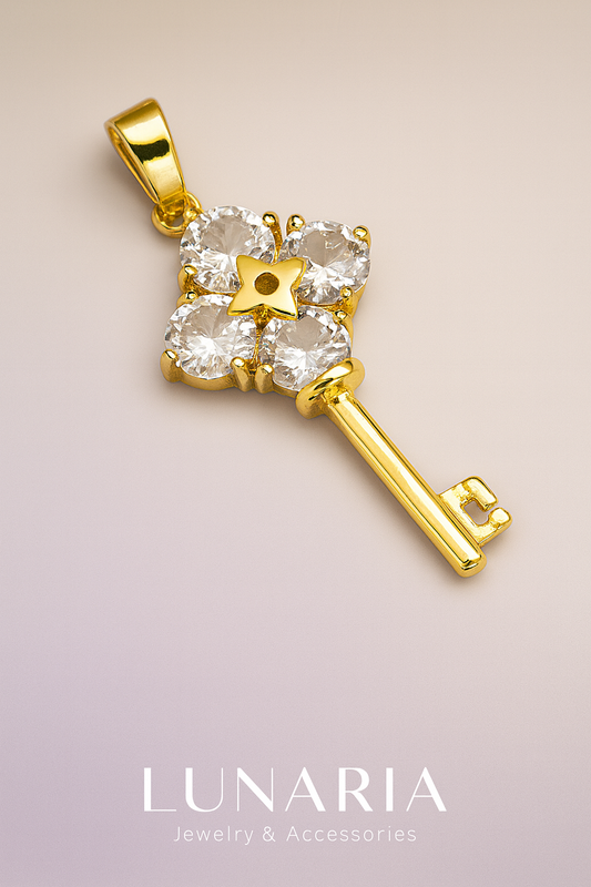 Dije de Llave de Flor