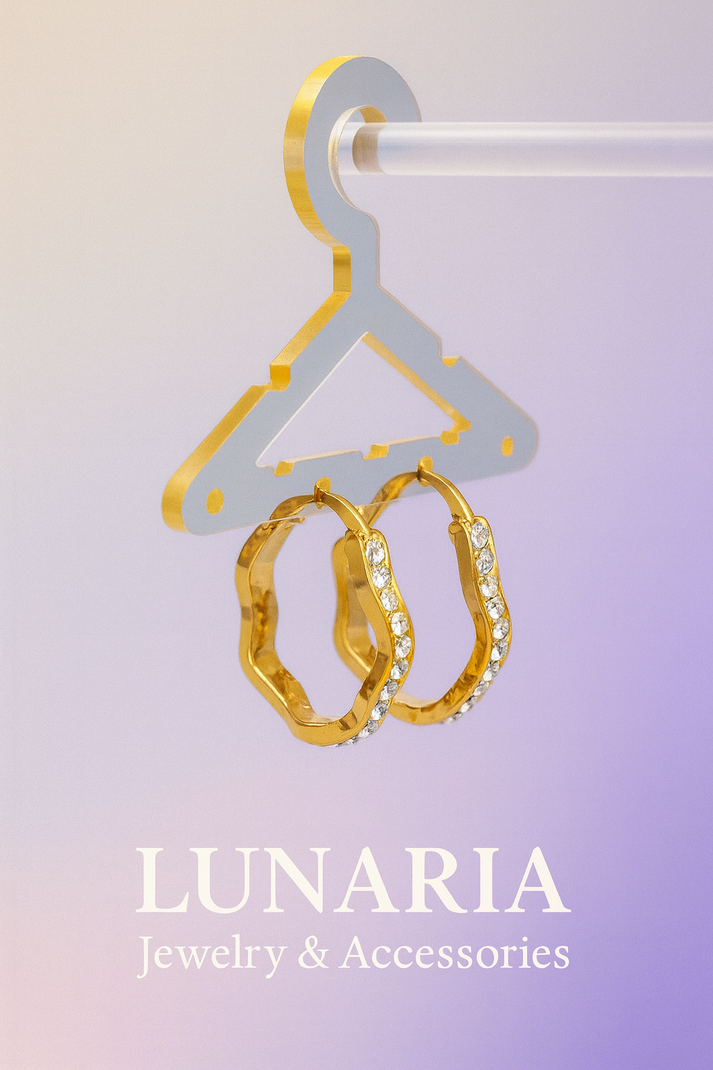 Candongas Onduladas con Circones