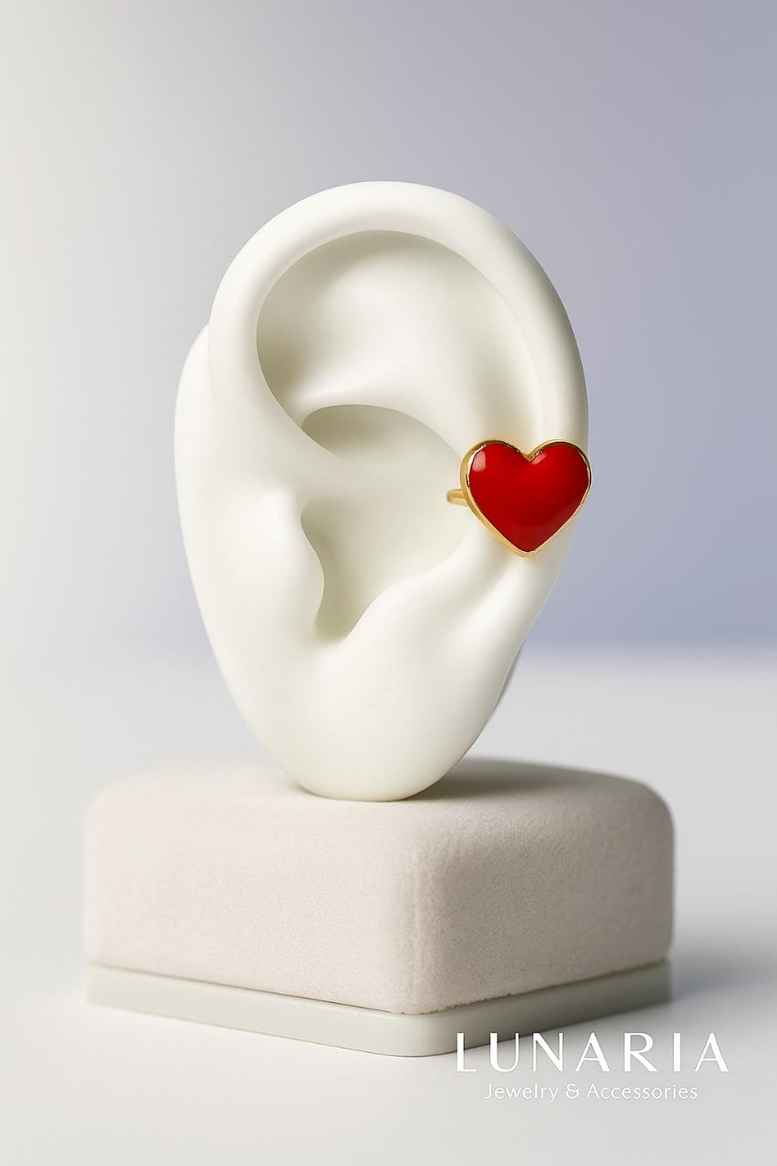 Ear Cuff Corazon radiante