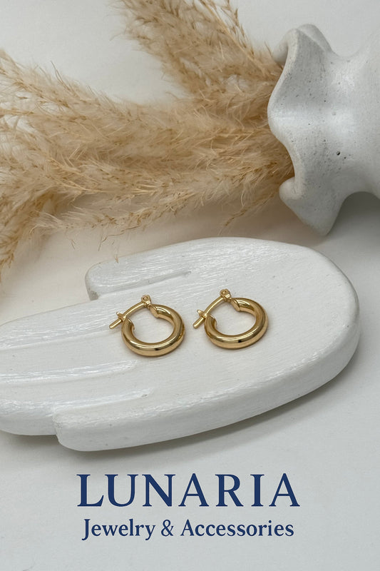 Candongas en Oro Laminado 18k