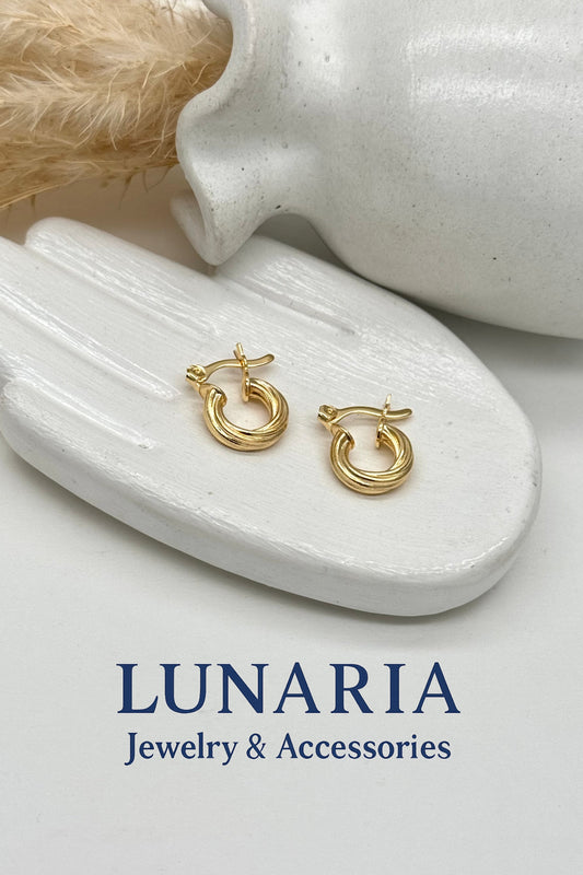 Candongas en Oro Laminado 18k