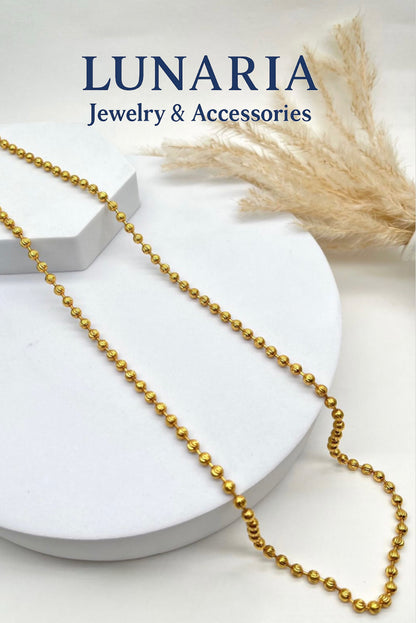 Cadena Tejido Militar Diamantada 65 cm