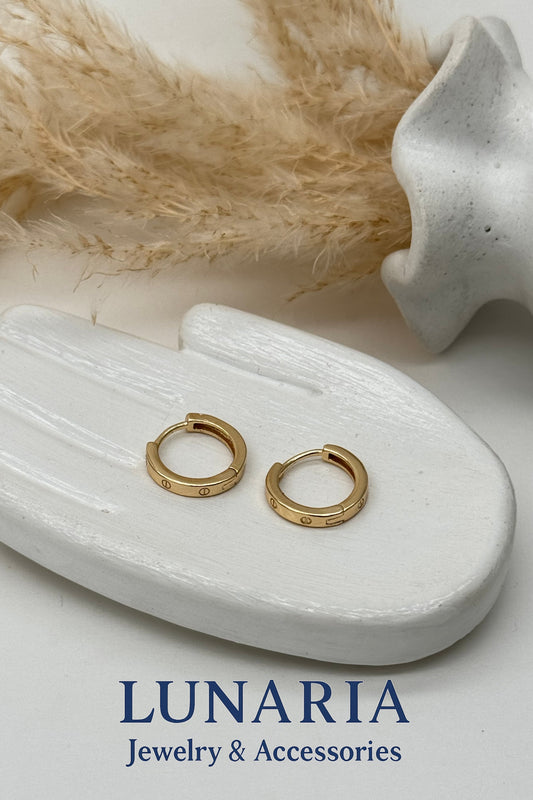 Aros en Oro Laminado 18K