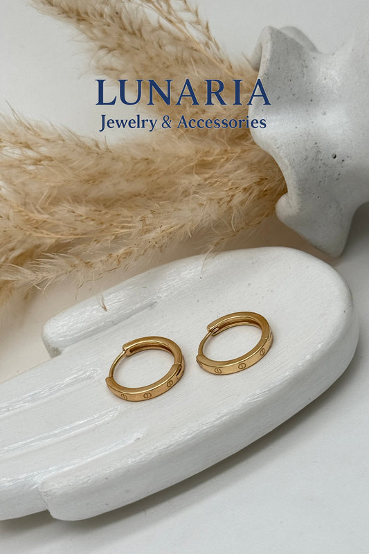 Aros en Oro Laminado 18K