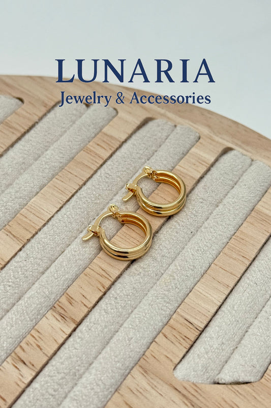 Candongas en Oro Laminado 18k