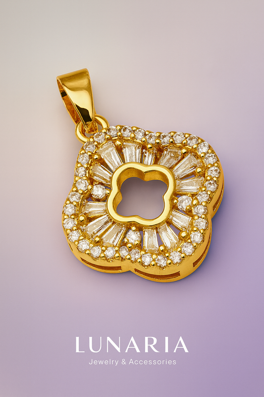 Dije Trébol Con Circones