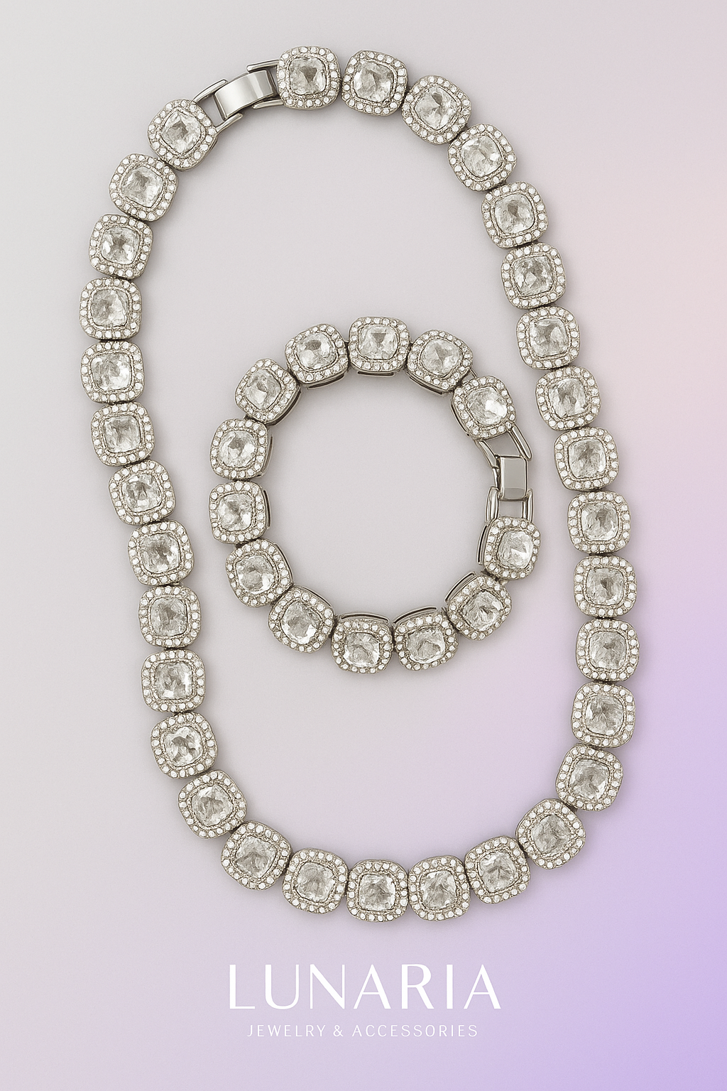 Set de Cadena y Pulseta Tennis