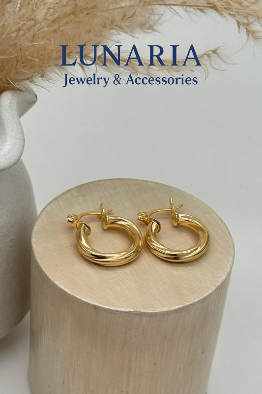 Candongas en Oro Laminado 18k