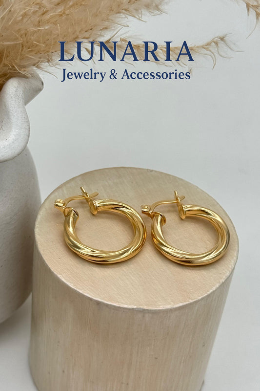 Candongas en Oro Laminado 18k