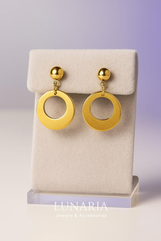 Aretes Eclipse Dorado