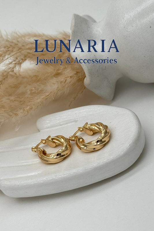 Candongas en Oro Laminado 18k