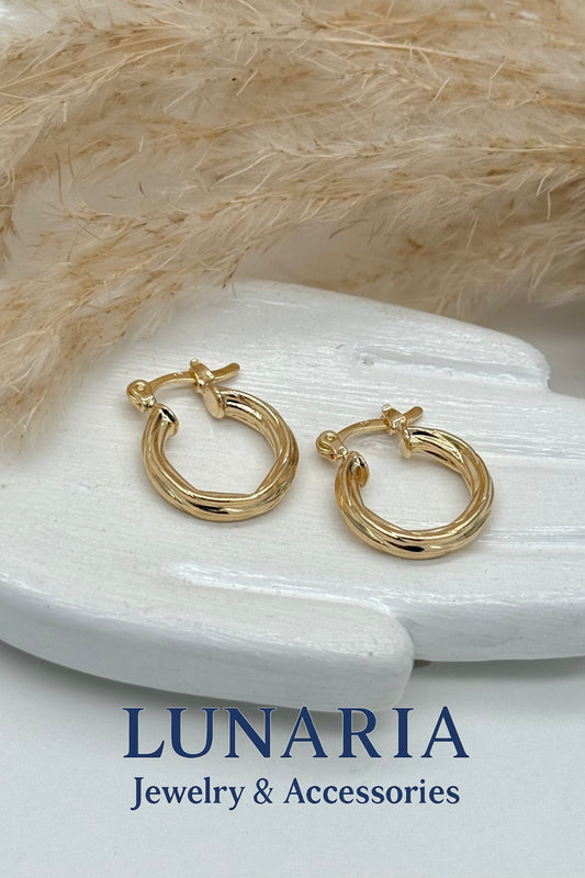 Candongas en Oro Laminado 18k