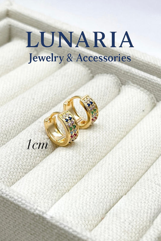 Candongas Tipo Huggies Diamantada