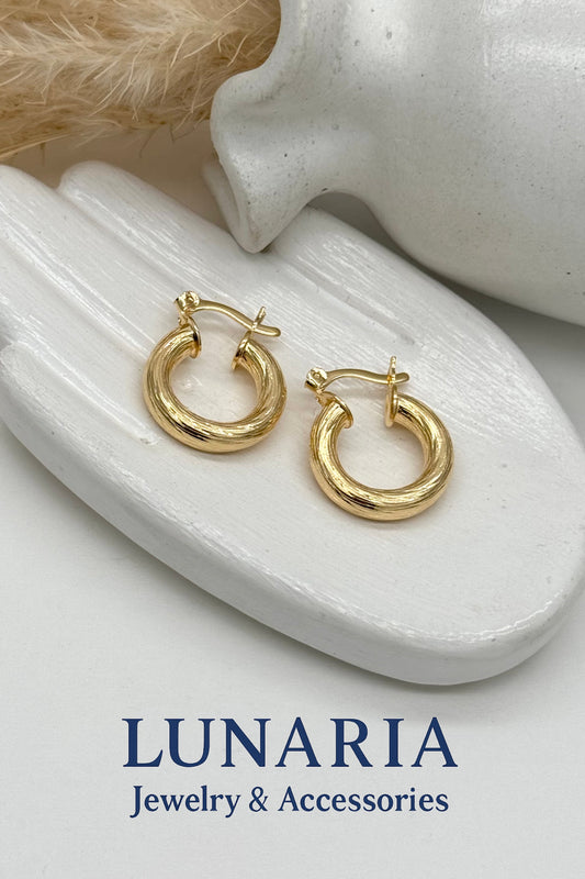 Candongas en Oro Laminado 18k