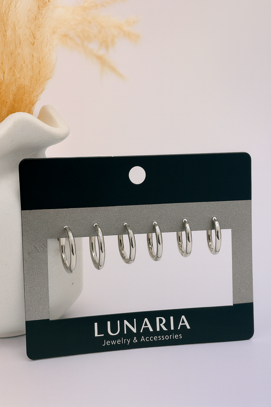 Set X3 Candonga Lisa Plateada