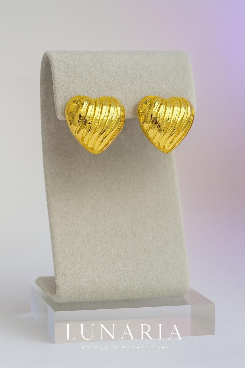 Aretes Corazon Tallado