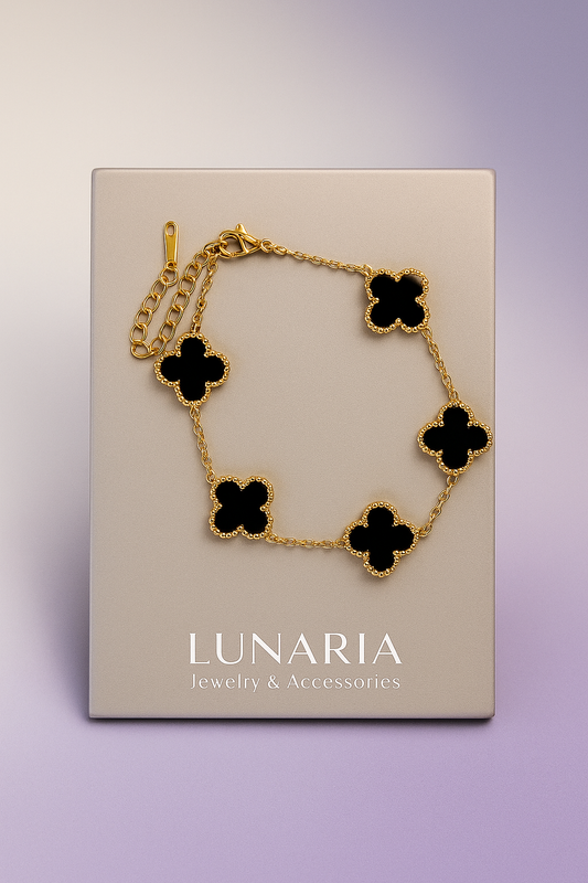 Pulsera Trébol Oscuro