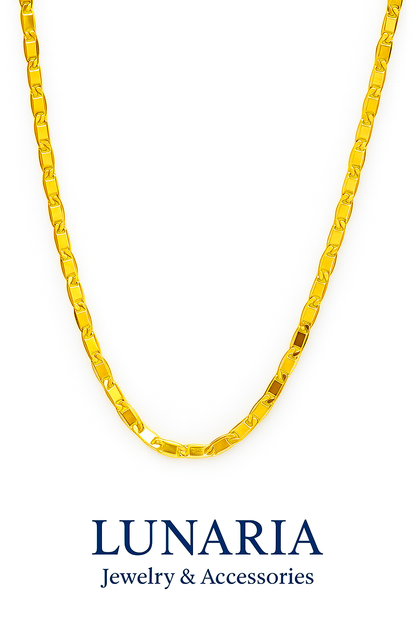 Cadena Tejido Eslabon Plano 45 cm