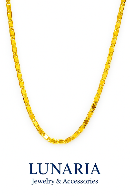 Cadena Tejido Eslabon Plano 45 cm