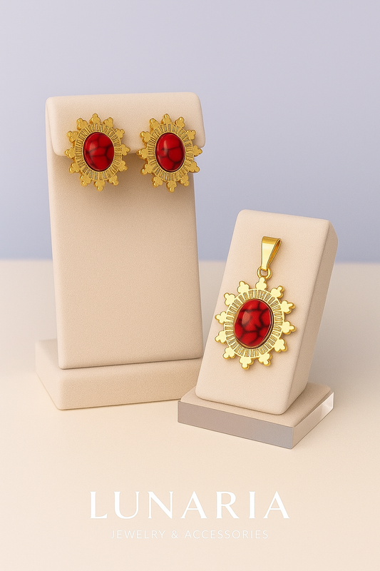 Set de Dije y aretes