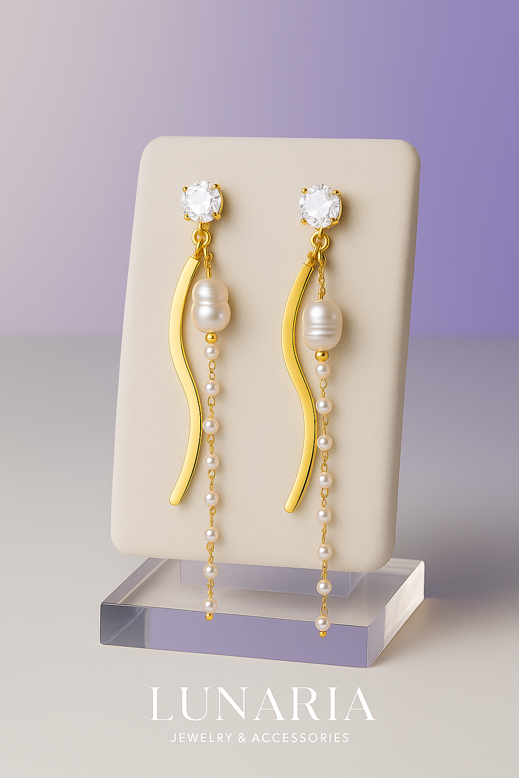 Pendientes Susurro de Amor Blanco