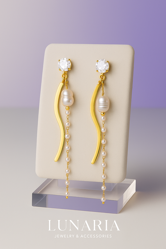 Pendientes Susurro de Amor Blanco