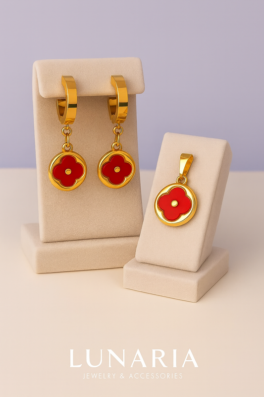 Set de dije y aretes