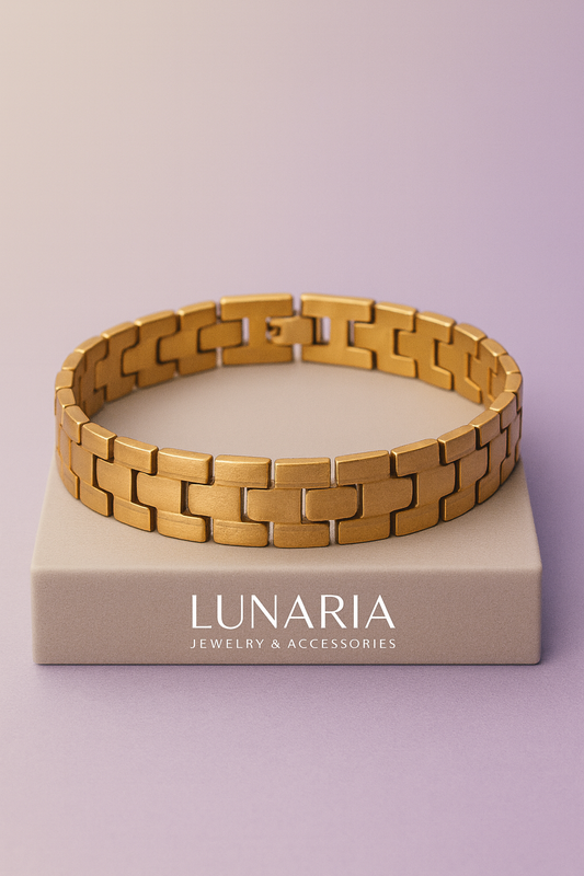 Brazalete Eslabones Dorados