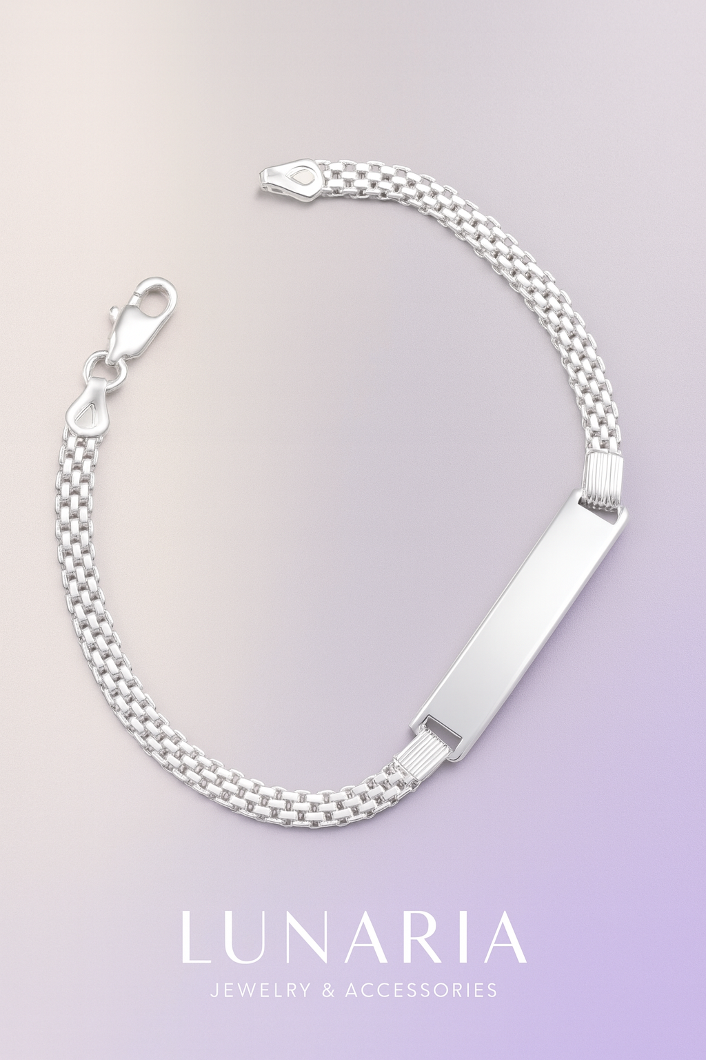 Esclava Tejido Chino con Placa